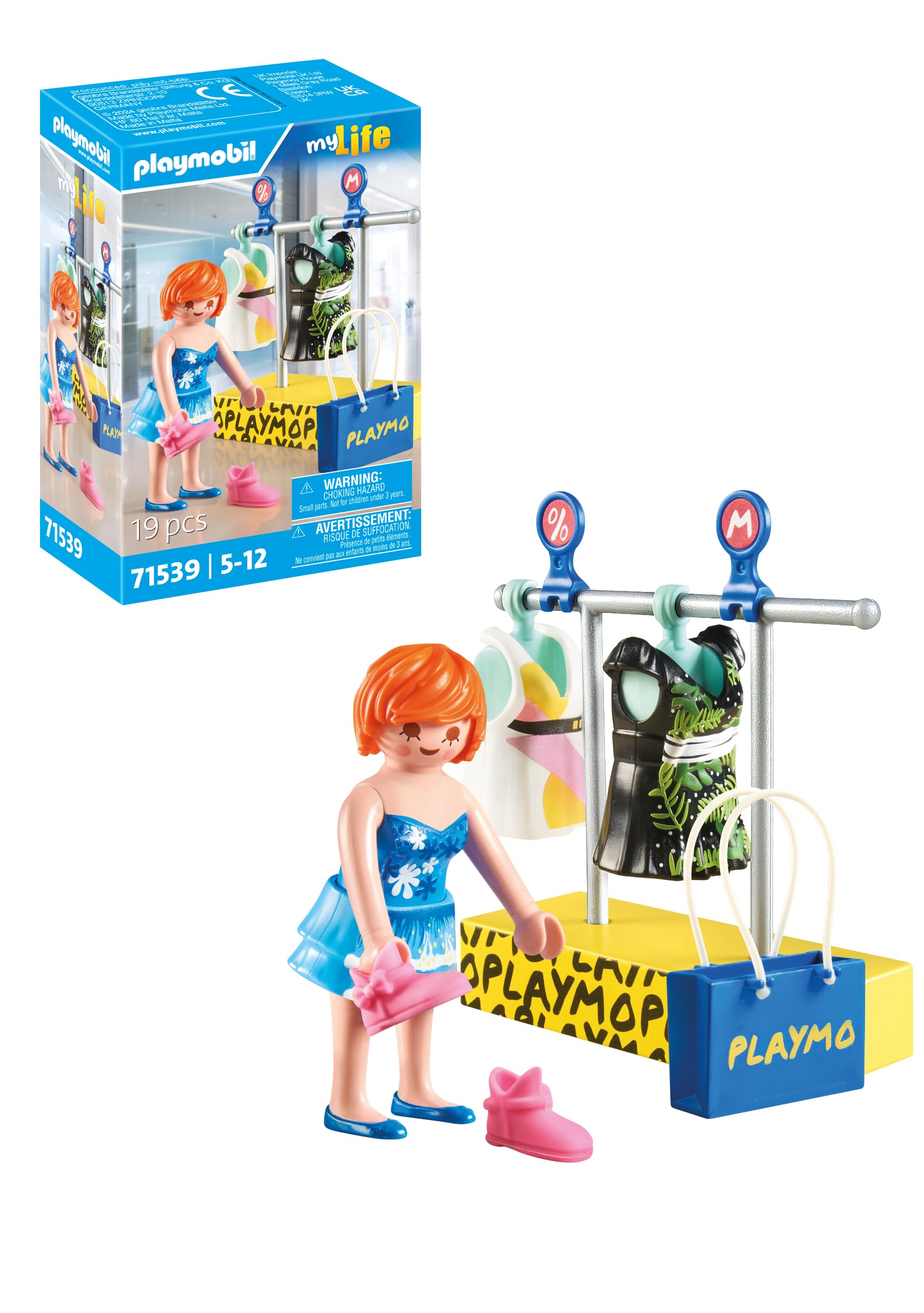 Playmobil 71539 My Life: Clothing Stall, gifting toy and fun imaginative role-play, playsets suitable for children ages 4+