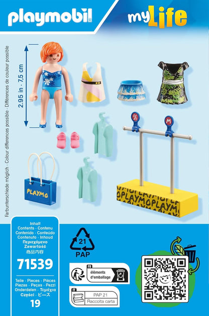 Playmobil 71539 My Life: Clothing Stall, gifting toy and fun imaginative role-play, playsets suitable for children ages 4+