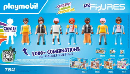 Playmobil 71541 myLife: MyFigures Shopping, a big shopping spree through the stores, including a shopping cart and bag, detailed play sets suitable for children ages 5+