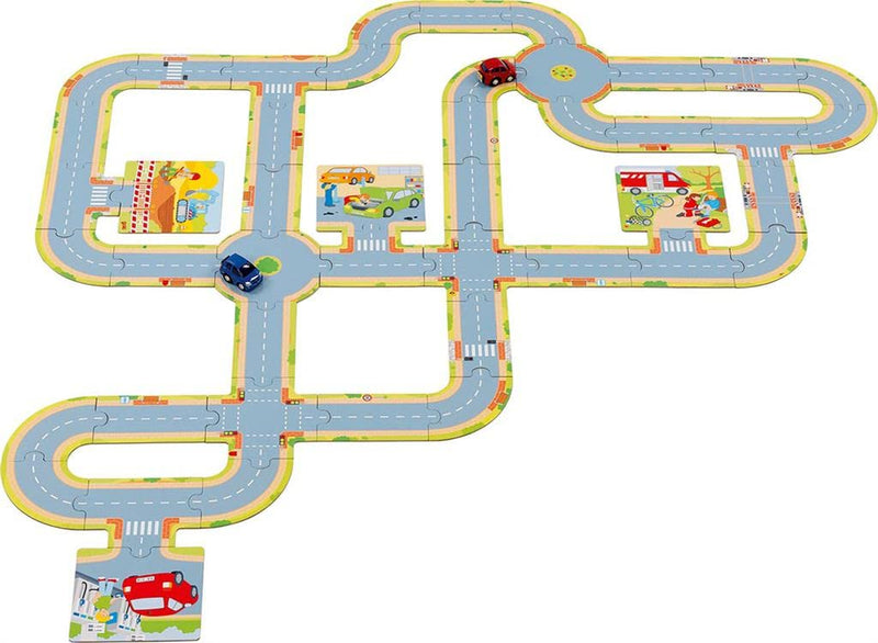 GOKI - City Streets with 2 Vehicles Does Not Apply Action Games and Highlights, Multicolor, Single (57422