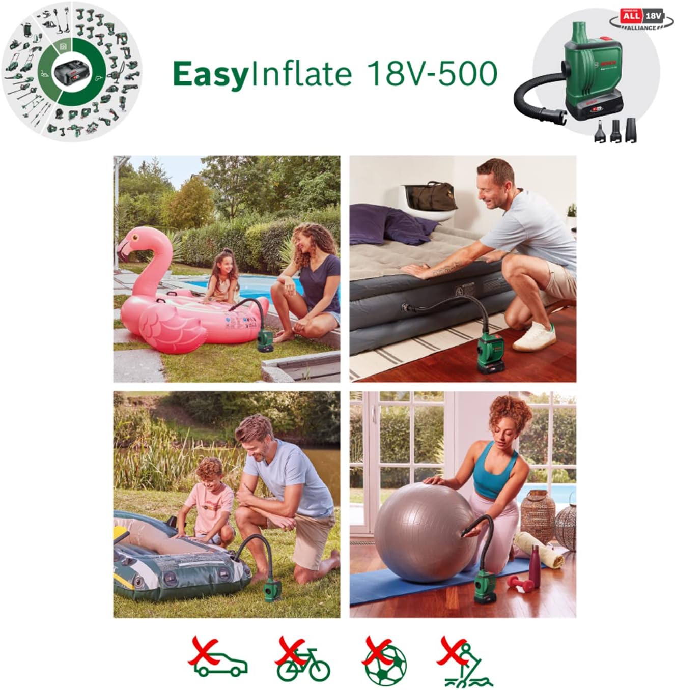 Bosch Easyinflate 18V-500