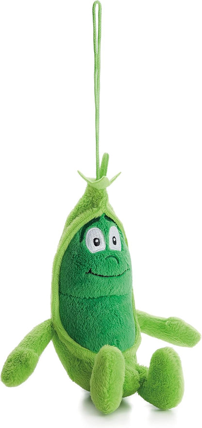 Goodness Gang Plushy Toys - Soft and Safe Stuffed Animals for Kids - Machine Washable and Perfect for Playtime and Bedtime - Full Collection Plush - Sugar Snap Pea Mini,Green