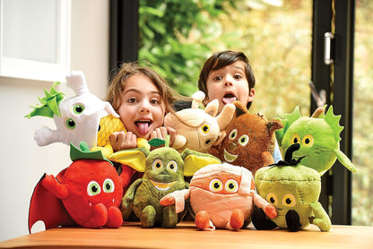 Goodness Gang Plushy Toys - Soft and Safe Stuffed Animals for Kids - Machine Washable and Perfect for Playtime and Bedtime - Full Collection Plush - Blueberry Mini