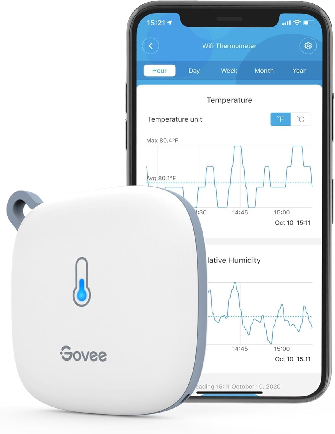 Govee H5179; Termometr i higrometr; Wi-Fi wyÅ›wietlacz