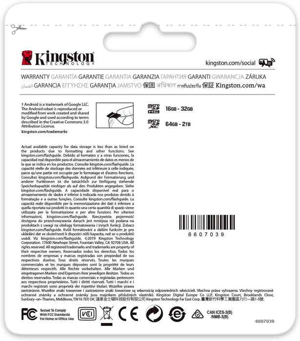 Micro Sd Card Kingston Go Plus 256Gb 256 Gb