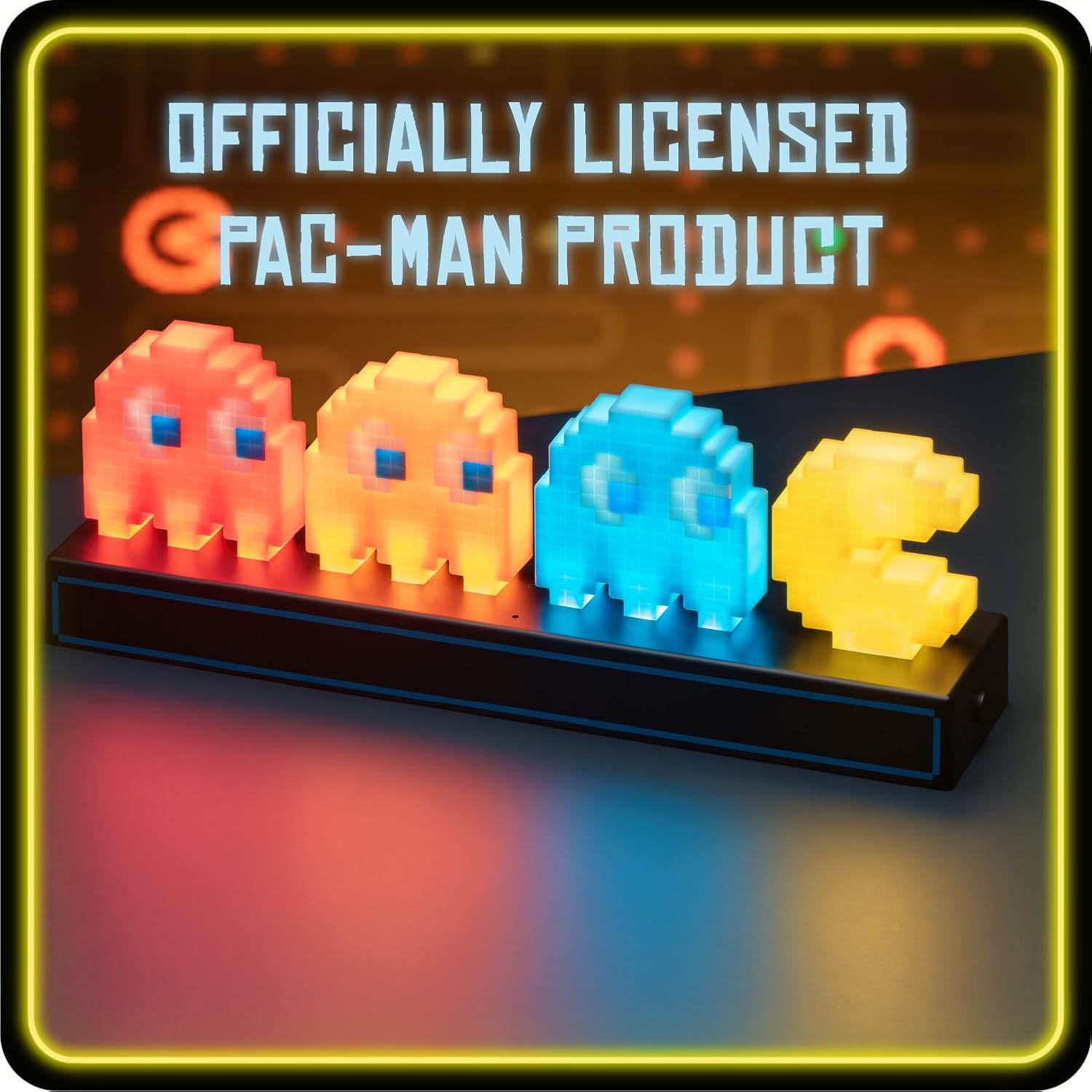 Pac Man and Ghosts Light, Plastic, Multicolor, 15 x 31 cm Single