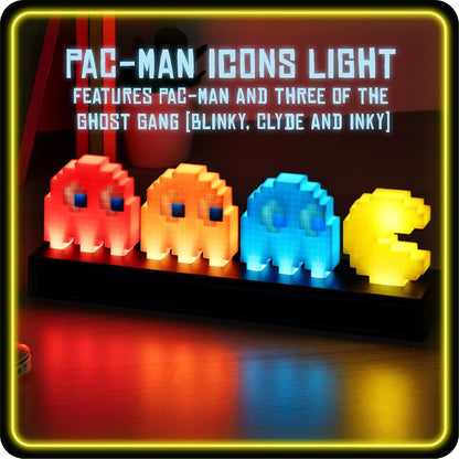 Pac Man and Ghosts Light, Plastic, Multicolor, 15 x 31 cm Single
