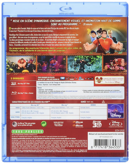 Movie Les Mondes De Ralph 3D+2D/Blu-Ray