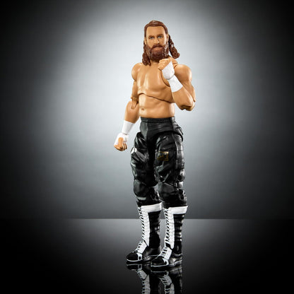 Mattel WWE Ultimate Edition Action Figure & Accessories, 6-inch Sami Zayn Collectible Set, Swappable Heads & Hands, Entrance Gear & 30 Articulation Points