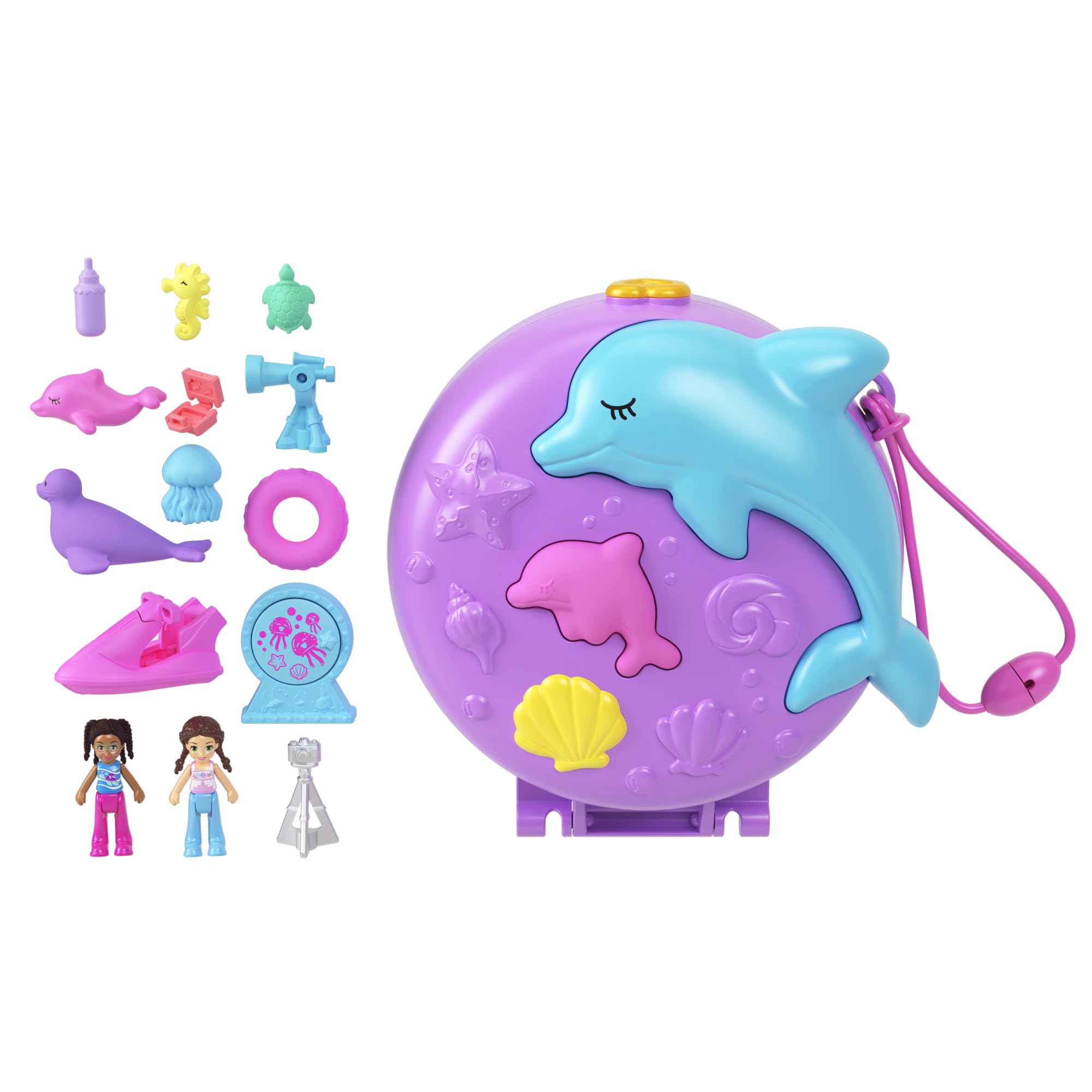 * Polly Pocket Dolphin Aquarium Compact