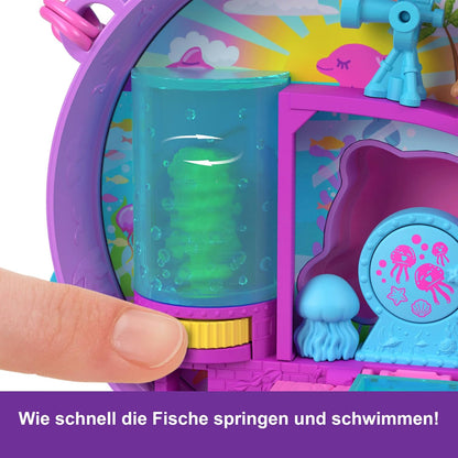 * Polly Pocket Dolphin Aquarium Compact