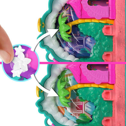 * Polly Pocket India Peacock Animal Garden Compact