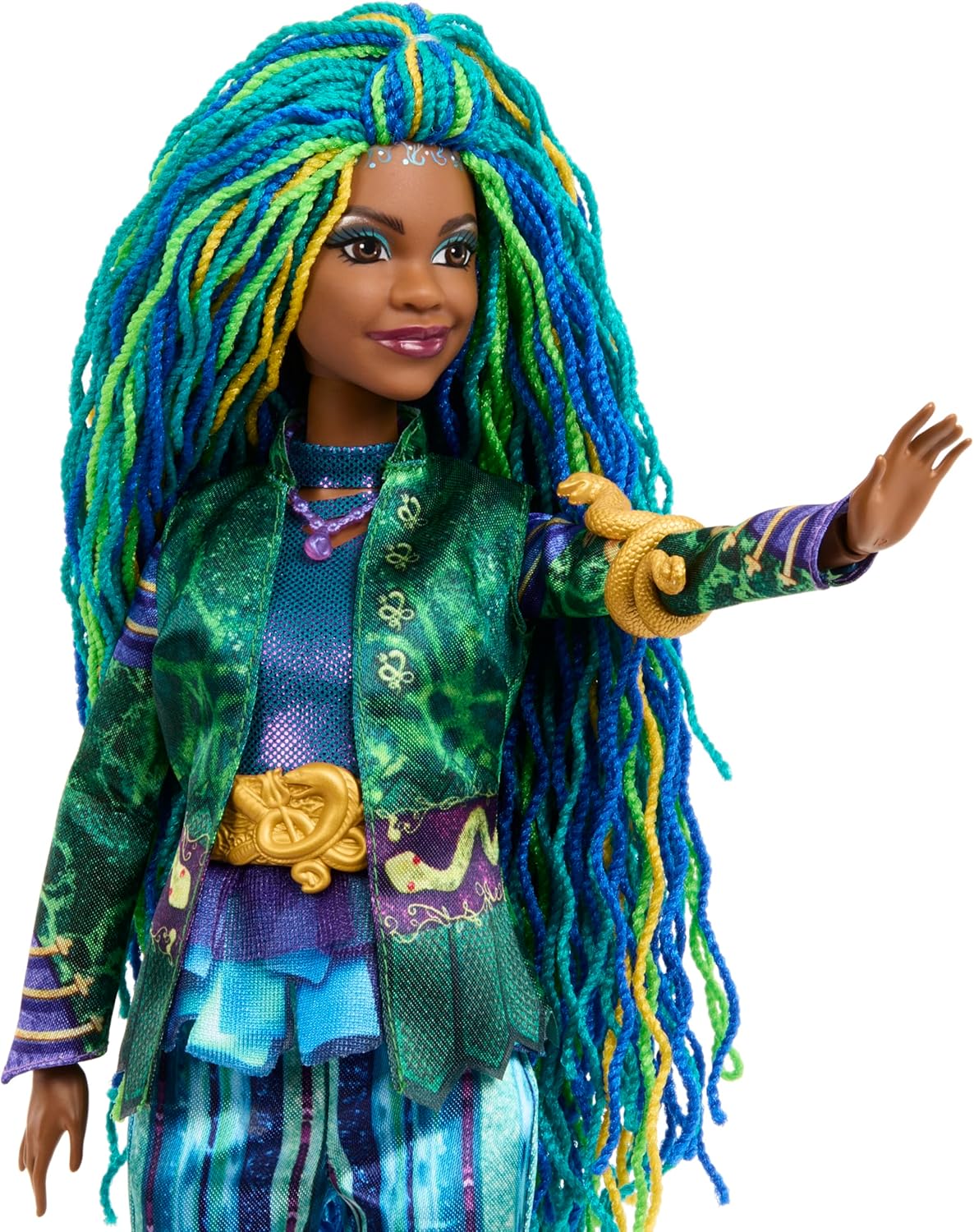 Mattel Disney Descendants: The Rise of Red Fashion Doll & Accessory - Uliana, Younger Sister of Ursula with Movie-Inspired Clothes & Necklace