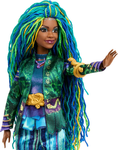 Mattel Disney Descendants: The Rise of Red Fashion Doll & Accessory - Uliana, Younger Sister of Ursula with Movie-Inspired Clothes & Necklace