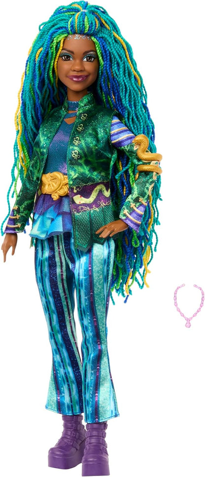 Mattel Disney Descendants: The Rise of Red Fashion Doll & Accessory - Uliana, Younger Sister of Ursula with Movie-Inspired Clothes & Necklace