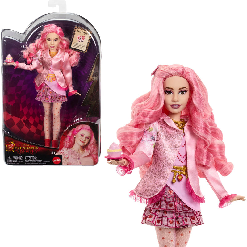 Mattel Disney Descendants: The Rise Of Red Fashion Doll & Accessory - Bridget, Young Queen of Hearts