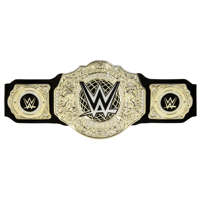 Mattel WWE Championship Title, World Heavyweight Championship Role-Play & Costume Piece, Leather-like Belt 3+ Feet with One-Time Adjustment, HYF18