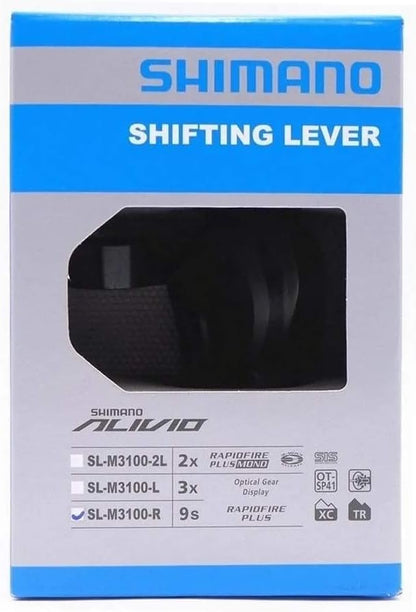 Shimano SL-M3100 Alivio shift lever, 9-speed, band on, right hand