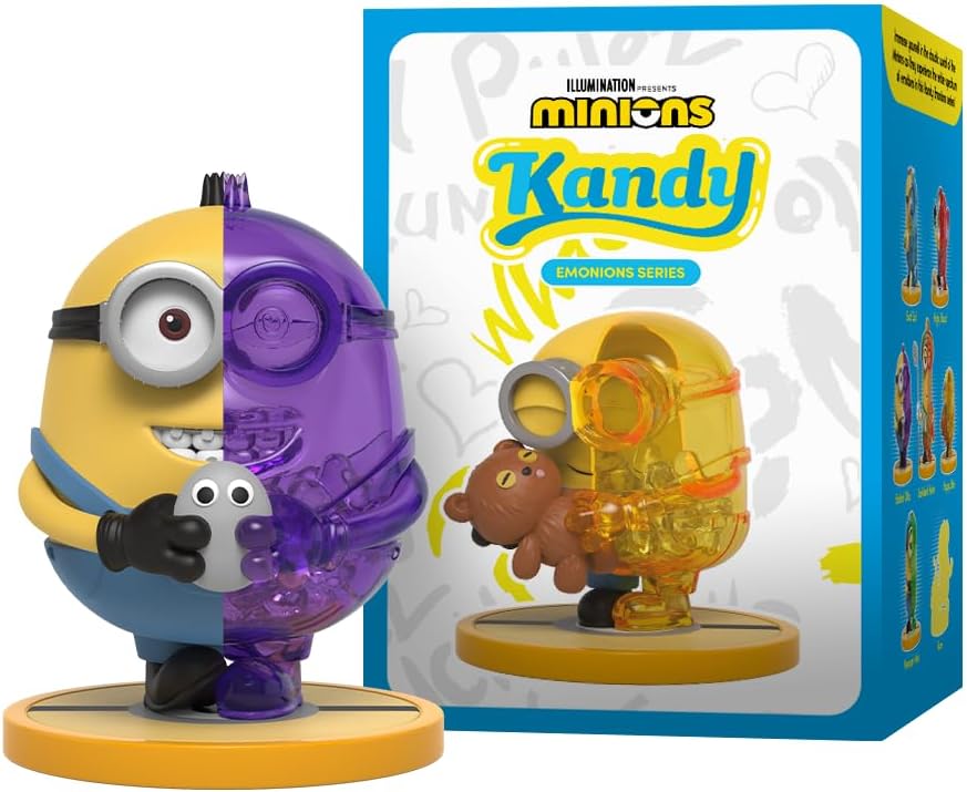 Mighty Jaxx Kandy Minions: Emonions | Sealed Tray of 6 - Contains No Duplicates | Blind Box Toy Collectible Figurines
