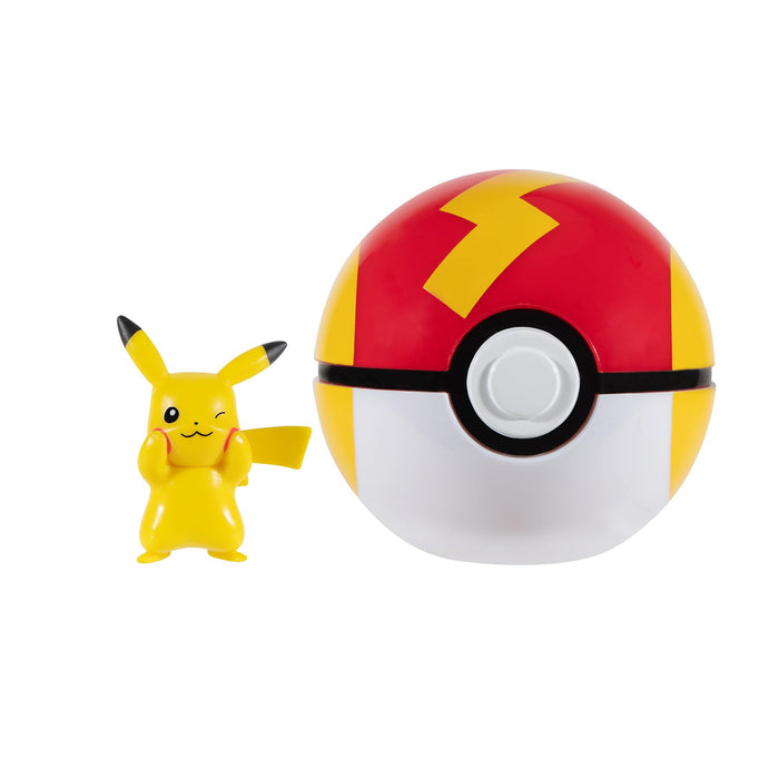 Pokémon Clip ‘N’ Go Pikachu and Fast Ball - Includes 2-Inch Battle Figure and Fast Ball Accessory