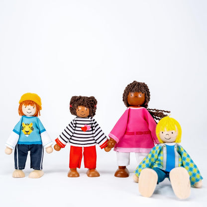 Biegepuppen Interkulturelle Familie