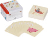 goki 56310 Card Game Kommst Du Drauf?, Creative Guessing Game for Children and Adults, Pantomime, Acoustic and Drawing Terms Guessing, Cardboard, Set of 60, from 4 Years