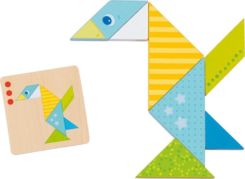 Bunte Tangram Welt