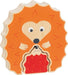 goki 57331 Wooden Hedgehog Puzzle – Educational Toy, Promotes Creativity, Skill, Concentration and Imagination, Set of 2, from 1 Year, Orange and red