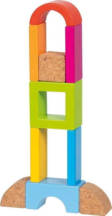 Goki - Goki Houten Bouwblokken Kleur 41dlg.