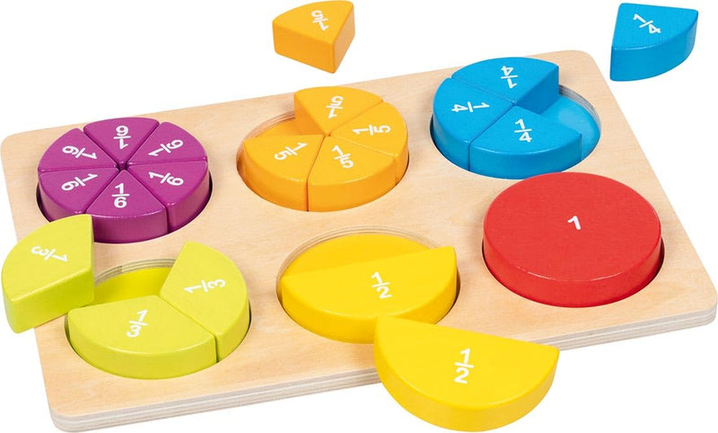Goki - Goki Houten Leerpuzzel Breuken 22dlg.