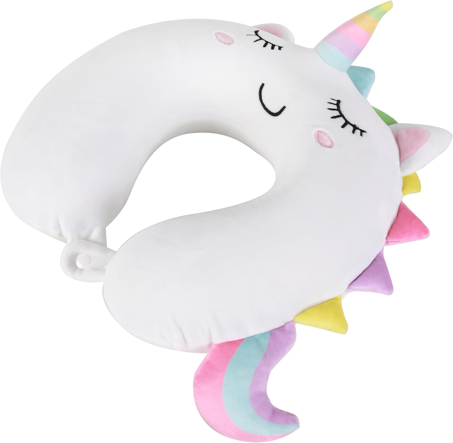 I-TOTAL® - Travel Pillow Shape/Neck Travel Pillow Soft Neck Support Pillow/Pillows Funny Travel Pillow (UNICORN