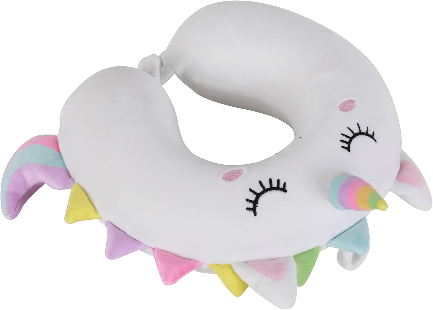 I-TOTAL® - Travel Pillow Shape/Neck Travel Pillow Soft Neck Support Pillow/Pillows Funny Travel Pillow (UNICORN