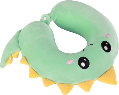 I-TOTAL® - Travel Pillow Shape/Neck Travel Pillow Soft Neck Support Pillow/Pillows Funny Travel Pillow (HELLO DINO