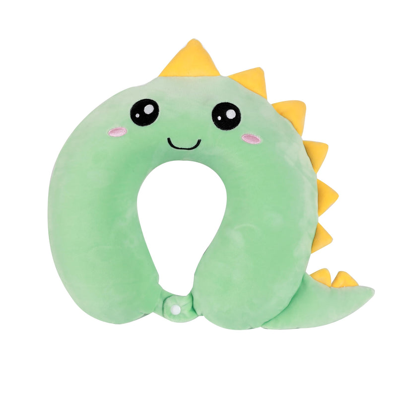 I-TOTAL® - Travel Pillow Shape/Neck Travel Pillow Soft Neck Support Pillow/Pillows Funny Travel Pillow (HELLO DINO