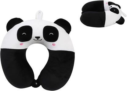 I-TOTAL® - Travel Pillow Shape/Neck Travel Pillow Soft Neck Support Pillow/Pillows Funny Travel Pillow (PANDA