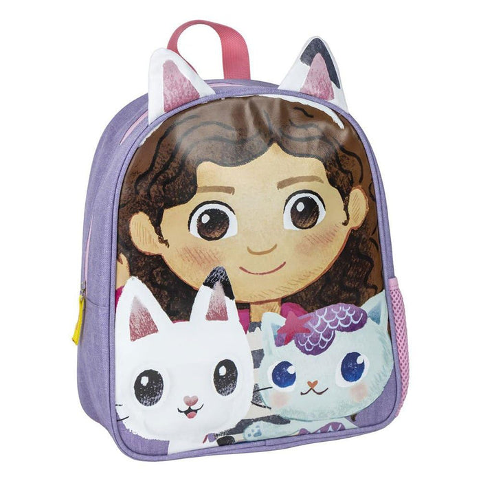 CERDÁ LIFE'S LITTLE MOMENTS Unisex Kid's Gabby's Dollhouse School Backpack for Children, Lilac, Small