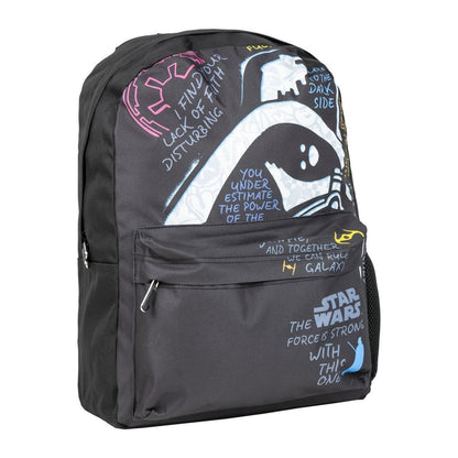 Star Wars Sac à Dos Darth Vader Quotes, Black/White, Estándar, Casual