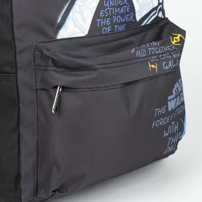 Star Wars Sac à Dos Darth Vader Quotes, Black/White, Estándar, Casual