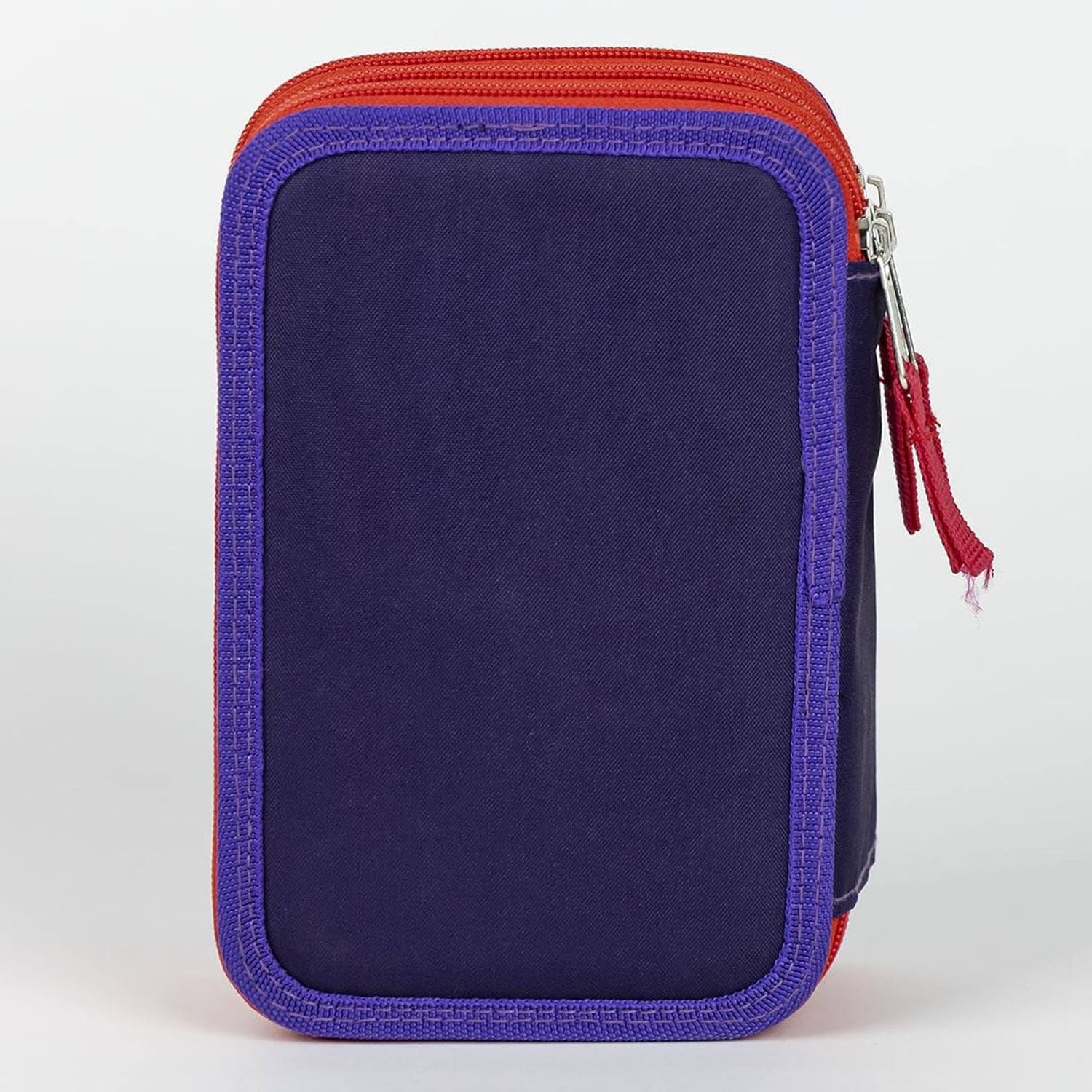 Cerda Sonic Prime School Pencil Case with 1 HB Pencil, 2 Pens, 1 Scissor, 1 Eraser, 1 Sharpener, 1 Ruler, 18 Pencil Colours and 18 Giotto Felt Tips Pens