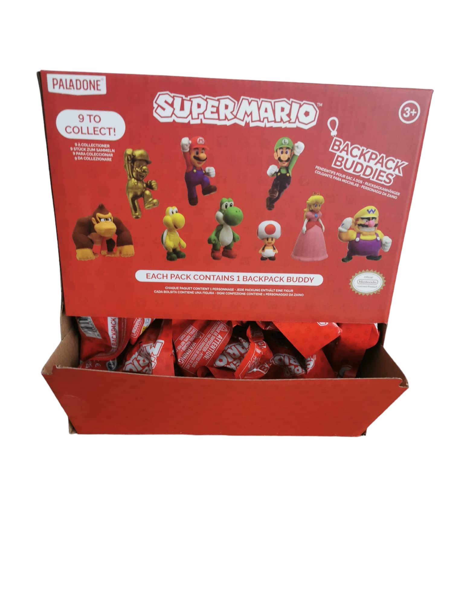 Paladone Portachiavi Clip Super Mario Assortimento 1Pz