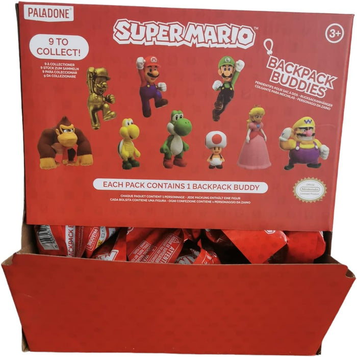 Paladone Portachiavi Clip Super Mario Assortimento 1Pz