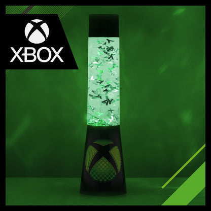 Paladone Xbox Lampe à Lave Scintillante, Éclairage d'Ambiance Lampe Relaxante, 33 cm
