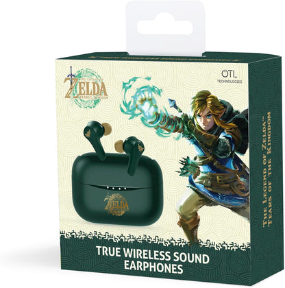OTL Technologies ZD1137 Zelda Tears of the Kingdom TWS Wireless Earphones with Charging Case - Green