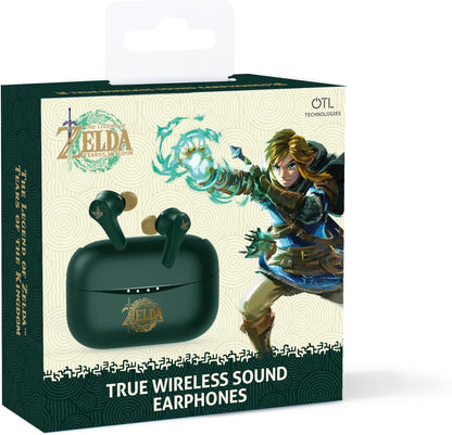 OTL Technologies ZD1137 Zelda Tears of the Kingdom TWS Wireless Earphones with Charging Case - Green