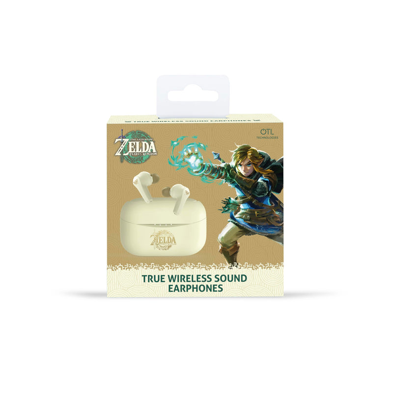 OTL Technologies ZD1138 Zelda Tears of the Kingdom TWS Wireless Earphones with Charging Case - Cream