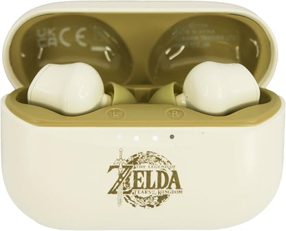 OTL Technologies ZD1138 Zelda Tears of the Kingdom TWS Wireless Earphones with Charging Case - Cream