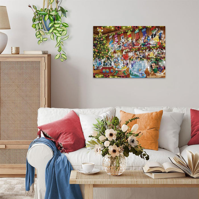 Ravensburger Disney Snowglobes 2024 Christmas Jigsaw Puzzle for Adults and Kids Age 12 Years Up - 1000 Pieces - Special Edition