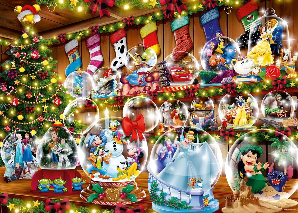 Ravensburger Disney Snowglobes 2024 Christmas Jigsaw Puzzle for Adults and Kids Age 12 Years Up - 1000 Pieces - Special Edition