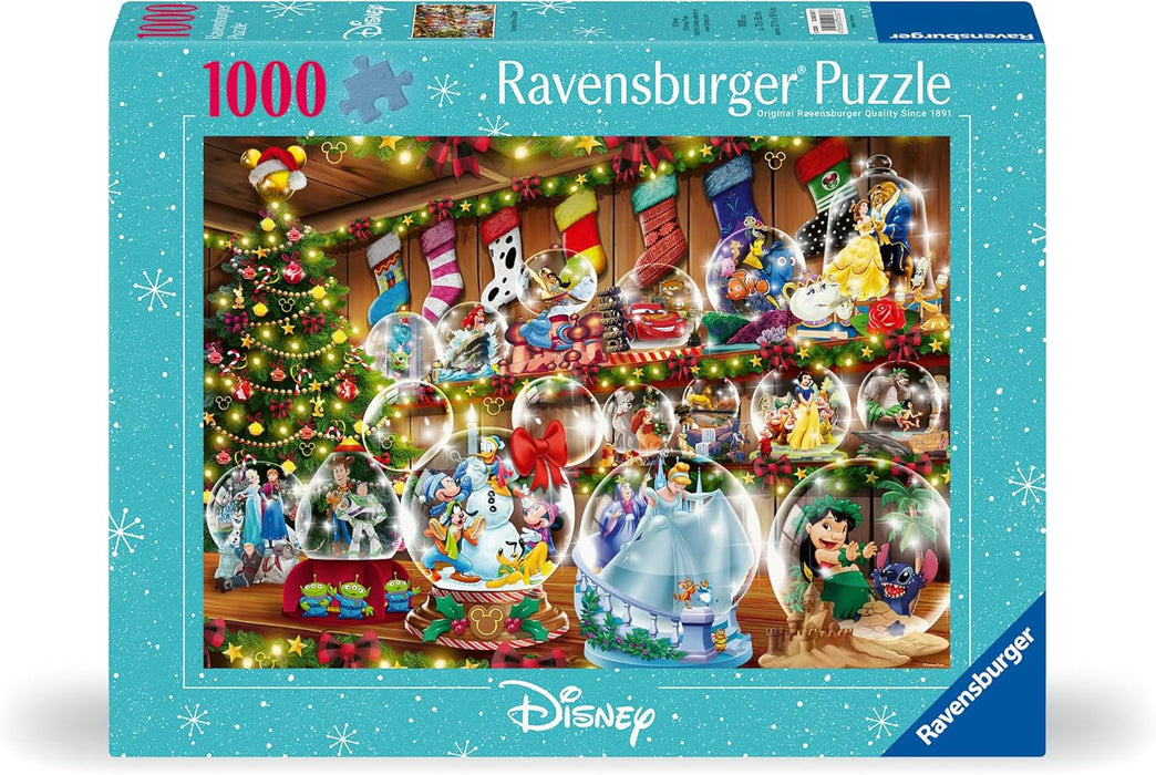Ravensburger Disney Snowglobes 2024 Christmas Jigsaw Puzzle for Adults and Kids Age 12 Years Up - 1000 Pieces - Special Edition
