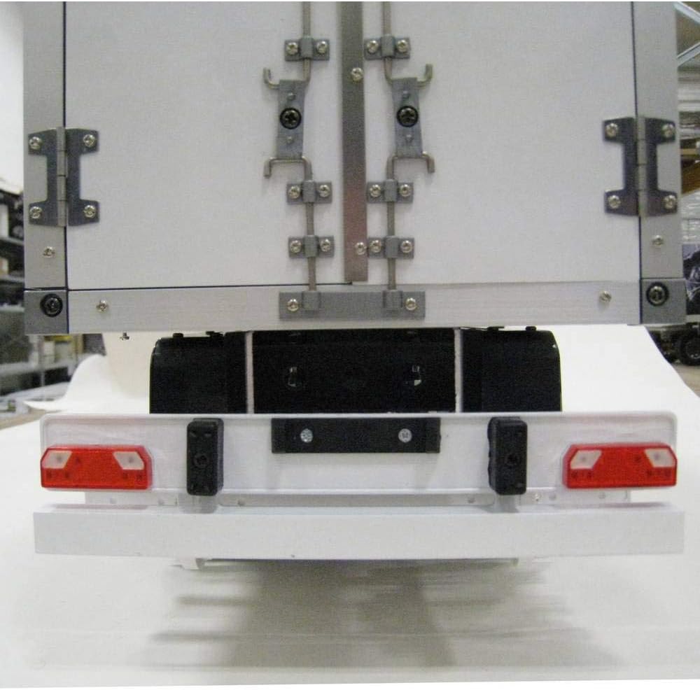 Carson Modellsport CARSON 500907075 1:14 Euro Bumper TAM Cooling Trailer Building, Vehicle, RC, Accessories for Truck Model Making, Silver